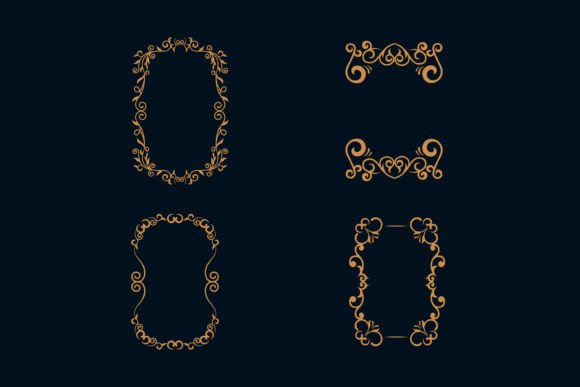 Download Vector Decorative Frame Template - Vector Collection