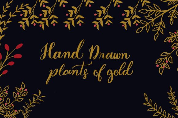 Download Leaves, Gold Foil Clipart, Golden - Gold foil clipart Collection