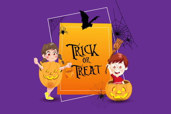Download Cool Kids Halloween Party Vector Design - Vector Collection