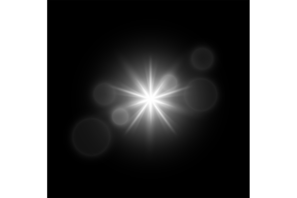 Download Shining Light Glare. Realistic Radiance - Glare Collection