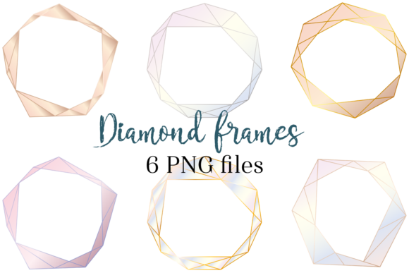 Download Gold Foil Clipart, Gold Geometric Frame - Gold foil clipart Collection