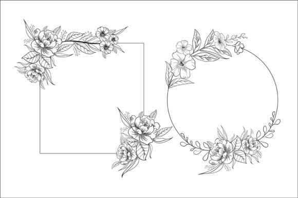 Download Ornamental Floral Frame Vector - Vector Collection