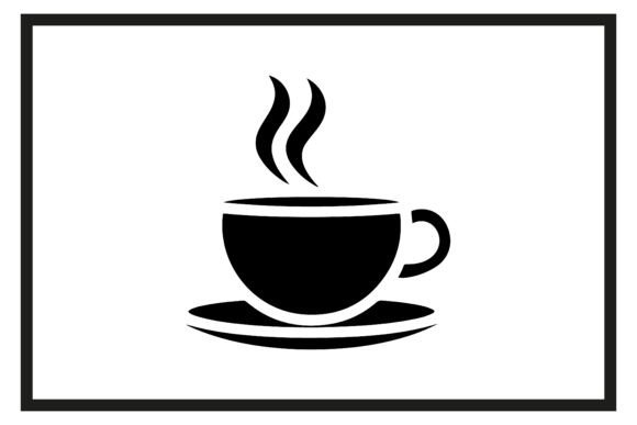 Download Coffee Cup Icon Silhouette Vector - Vector Collection