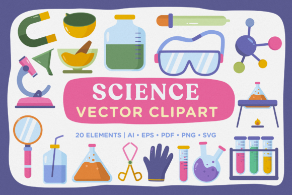 Download Science School Vector Clipart Pack - Vector Collection