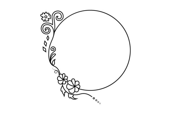 Download Flower Sketch Vector, Floral Outline Art - Vector Collection