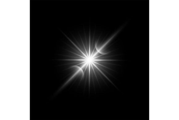 Download White Glow Effect. Realistic Glare Light - Glare Collection