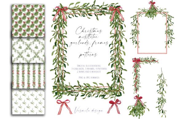 Download Mistletoe Borders and Frames - Premium Resources