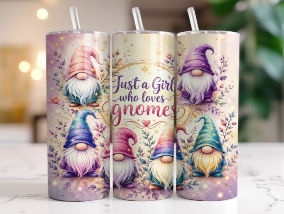 Download Pastel Gnome Tumbler Wrap Sublimation - Tumbler wrap Collection