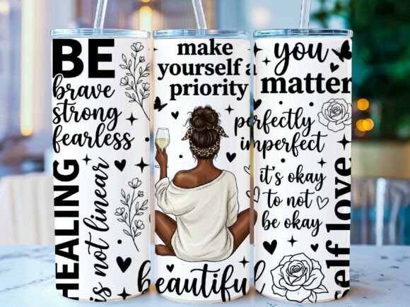 Download Self Love Quotes 20oz Tumbler Wrap - Tumbler wrap Collection